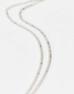 Reclaimed Vintage Unisex St Christopher Pendant Necklace In Burnished Silver For Men -Fit Outfits Store 202618577 4