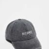 Reclaimed Vintage Unisex Logo Cap In Charcoal For Unisex