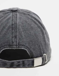 Reclaimed Vintage Unisex Logo Cap In Charcoal For Unisex -Fit Outfits Store 205710145 3