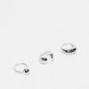Reclaimed Vintage Unisex 3 Pack Wrap Around Rings In Silver For Unisex -Fit Outfits Store 205930036 1 silver