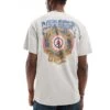 Reclaimed Vintage Oversized T-shirt With Skate Back Graphic In Stone For Men -Fit Outfits Store 206119064 1 stone