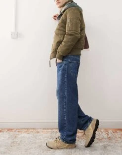 Reclaimed Vintage Baggy Dad Jean In Washed Blue For Men -Fit Outfits Store 206647392 3