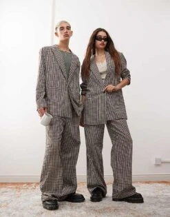 Reclaimed Vintage Unisex Oversized Checked Suit 8 Reclaimed Vintage Unisex Oversized Checked Suit -Fit Outfits Store 206816413 1 multi