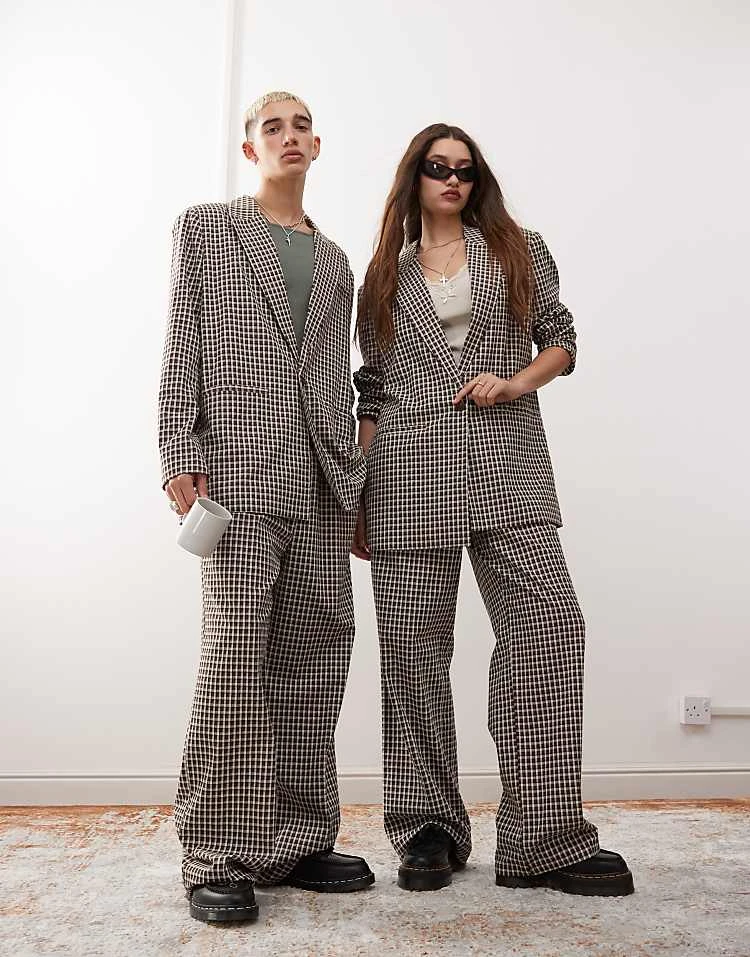 Reclaimed Vintage Unisex Oversized Checked Suit 5 Reclaimed Vintage Unisex Oversized Checked Suit - Image 3