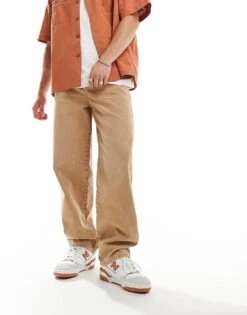 Reclaimed Vintage Baggy Dad Jean In Sand For Men -Fit Outfits Store 206898754 1 sand 1