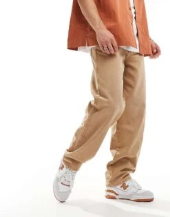 Reclaimed Vintage Baggy Dad Jean In Sand For Men -Fit Outfits Store 206898754 4