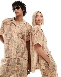 Reclaimed Vintage Unisex Co-ord With Rodeo Print -Fit Outfits Store 206934526 1 multi 1