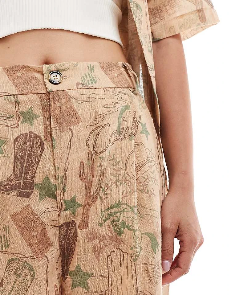 Reclaimed Vintage Unisex Short With Rodeo Print For Unisex Multi 6 Reclaimed Vintage Unisex Short With Rodeo Print For Unisex Multi - Image 5