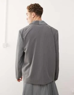 Reclaimed Vintage Unisex Oversized Patchwork Contrast Blazer For Unisex Multi -Fit Outfits Store 207068610 5