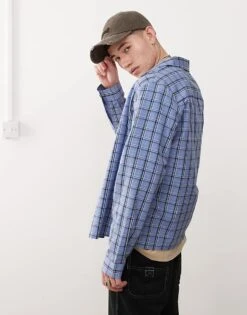Reclaimed Vintage Unisex Oversized Check Shirt For Unisex Multi -Fit Outfits Store 207194596 4