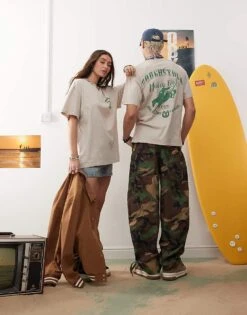 Reclaimed Vintage X Outer Banks Unisex Hold Tight Rodeo Graphic T-shirt In Washed Stone For Unisex 11 Reclaimed Vintage X Outer Banks Unisex Hold Tight Rodeo Graphic T-shirt In Washed Stone For Unisex -Fit Outfits Store 207250273 1 stone 1