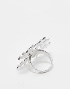 Reclaimed Vintage Unisex Star Cluster Ring In Silver For Unisex -Fit Outfits Store 207424849 3