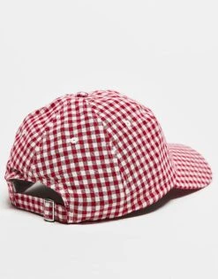 Reclaimed Vintage Unisex Cap In Red Gingham For Unisex -Fit Outfits Store 207661397 3