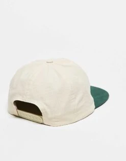 Reclaimed Vintage Unisex Sports Cap With Logo In Ecru For Unisex Cream And Green -Fit Outfits Store 207661405 3