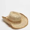 Reclaimed Vintage Unisex Straw Cowboy Hat In Beige And Brown For Unisex Neutral -Fit Outfits Store 207706988 1 neutral