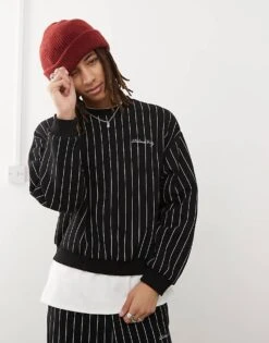 Reclaimed Vintage Co-ord In Black Pinstripe -Fit Outfits Store 207777656 1 black