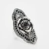 Reclaimed Vintage Oversized Unisex Ring With Rose In Silver For Unisex -Fit Outfits Store 207823217 1 silver