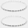 Reclaimed Vintage Unisex Bamboo Bracelet 2 Pack In Silver For Unisex -Fit Outfits Store 207848208 1 silver