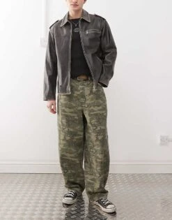 Reclaimed Vintage Wide Leg Baggy Camo Print Jeans For Men -Fit Outfits Store 208065902 1 camoprint 1