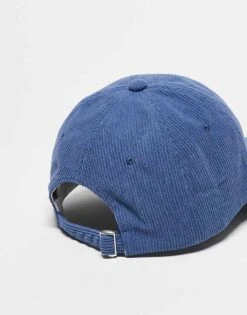 Reclaimed Vintage Unisex Cap With Embroidery In Blue Cord For Unisex -Fit Outfits Store 208125577 3
