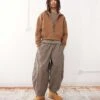 Reclaimed Vintage Baggy Barrell Leg Cargo Trousers In Khaki For Unisex 2 Reclaimed Vintage Baggy Barrell Leg Cargo Trousers In Khaki For Unisex -Fit Outfits Store 208174664 1 khaki