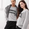 Reclaimed Vintage Unisex Oasis Licensed Oversized Sweat In Grey Marl For Unisex -Fit Outfits Store 208186322 1 greymarl