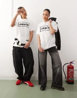 Reclaimed Vintage Unisex Oasis Licensed T-shirt In White For Unisex 10 Reclaimed Vintage Unisex Oasis Licensed T-shirt In White For Unisex -Fit Outfits Store 208197031 4