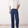 Reclaimed Vintage Relaxed Jean In Mid Blue For Men