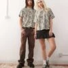 Reclaimed Vintage Unisex Boxy Tee In Camo Print For Unisex -Fit Outfits Store 208284904 1 camo