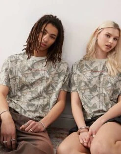 Reclaimed Vintage Unisex Boxy Tee In Camo Print For Unisex 9 Reclaimed Vintage Unisex Boxy Tee In Camo Print For Unisex -Fit Outfits Store 208284904 3