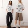Reclaimed Vintage Unisex Western Graphic Oversized T-shirt In White For Unisex -Fit Outfits Store 208326825 1 white
