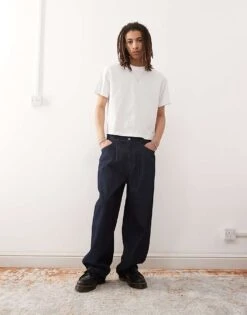 Reclaimed Vintage Unisex Slim Boxy T Shirt With Back Graphic In White For Men -Fit Outfits Store 208359278 3